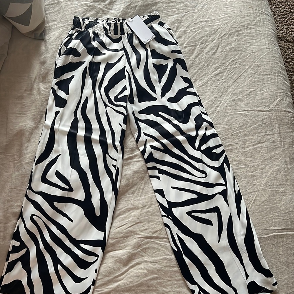 Bershka Women Wide leg animal print